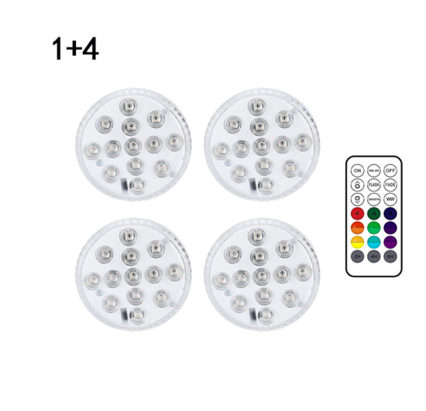 Unterwasser LED Licht mit Fernbedienung – RGB Multicolor Poolbeleuchtung für Badezimmer und Teiche