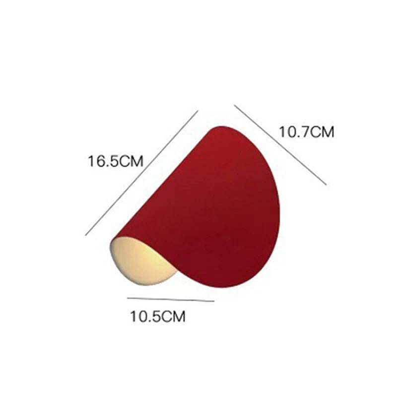Moderne Farbige LED-Wandleuchte im Stilvollen Design