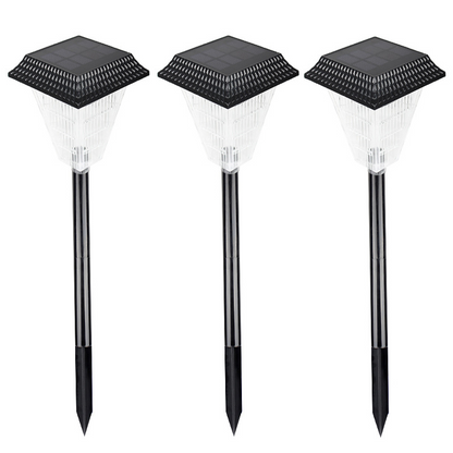 Solar LED Wegleuchten mit Kristalllicht-Effekt – Wasserdichte Außenbeleuchtung für Garten und Einfahrt