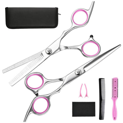 Professionelles Haarpflege-Set | Schneide- und Ausdünnscheren für präzise Frisuren