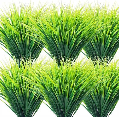 Künstliche Weizen-Gras Pflanze aus Kunststoff – Dekoratives Gras für Garten, Zuhause und Außenbereich