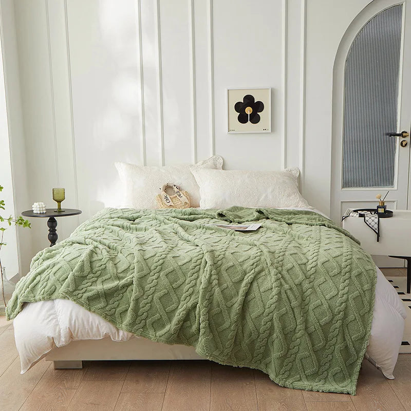 Doppelseitige Kuscheldecke