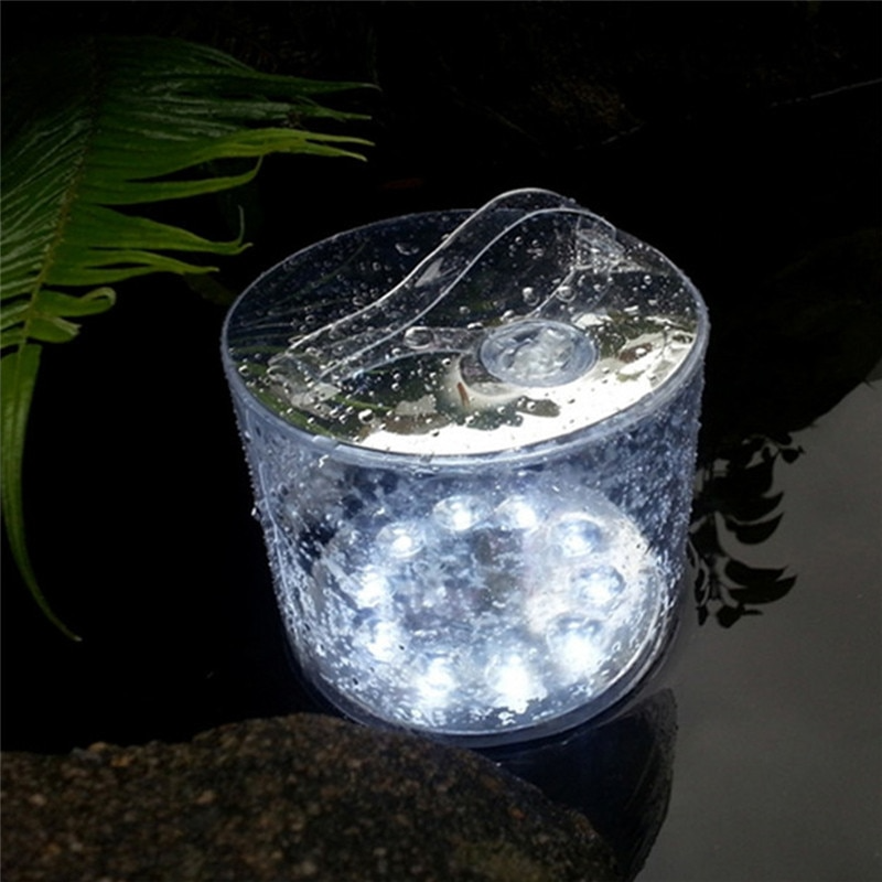 Solarbetriebene Klappbare Gartenlampe – Tragbare LED Außenbeleuchtung für Garten und Hof