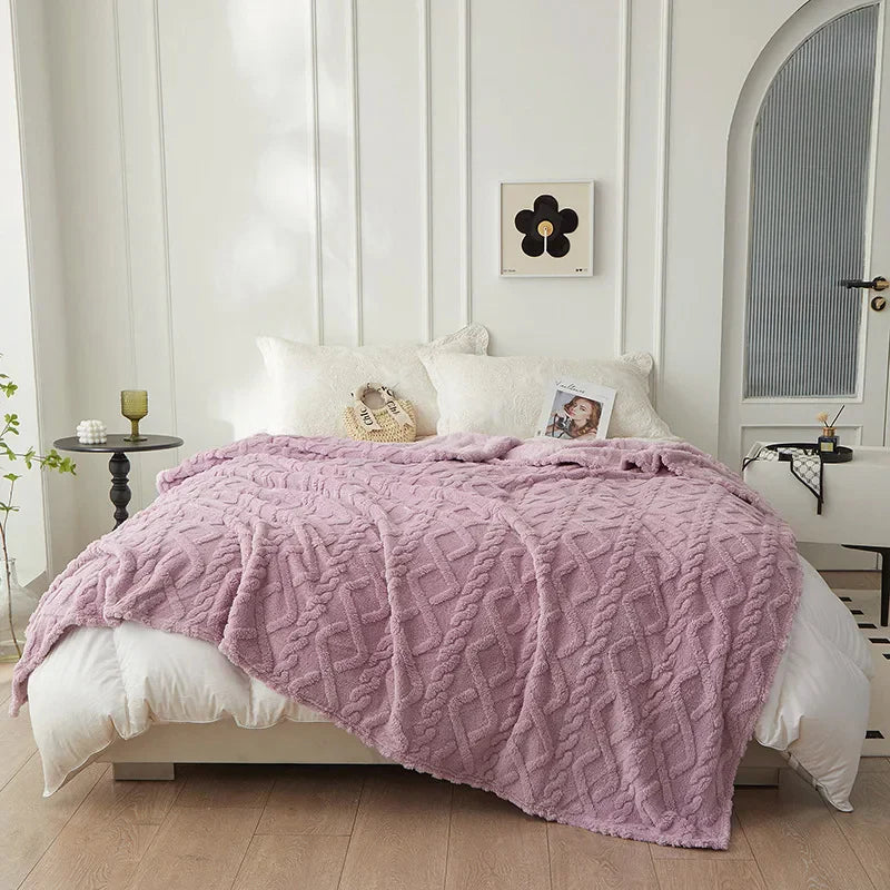 Doppelseitige Kuscheldecke