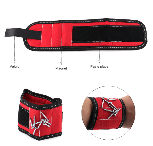 Magnetisches Werkzeug-Halter-Armband für Schrauben und Nägel