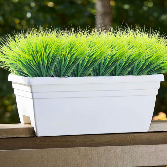 Künstliche Weizen-Gras Pflanze aus Kunststoff – Dekoratives Gras für Garten, Zuhause und Außenbereich