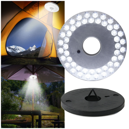Solar LED Campinglampe – Tragbare, hängende Zeltbeleuchtung für Outdoor-Aktivitäten