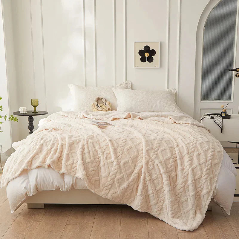 Doppelseitige Kuscheldecke