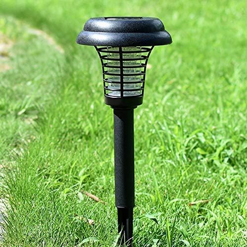 Solar Insektenvernichter mit LED Licht – Wasserdichte Gartenleuchte zur Mückenabwehr