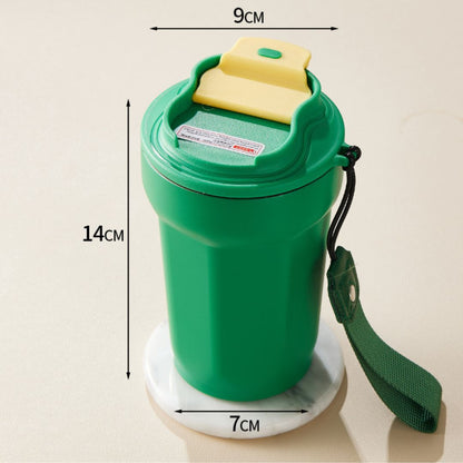 Edelstahl  Kaffebecher mit LED Temperatur Anzeige 450 ML