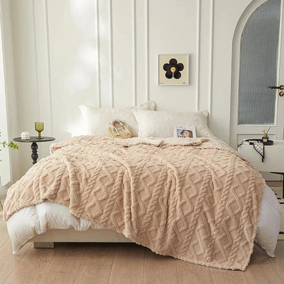 Doppelseitige Kuscheldecke
