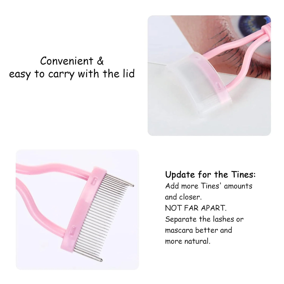 Präzisions-Wimpernkamm & Separator für makellose Wimpern