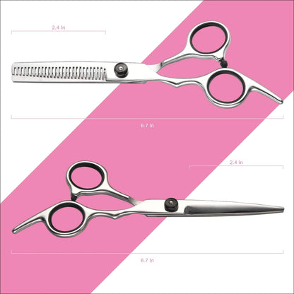 Professionelles Haarpflege-Set | Schneide- und Ausdünnscheren für präzise Frisuren