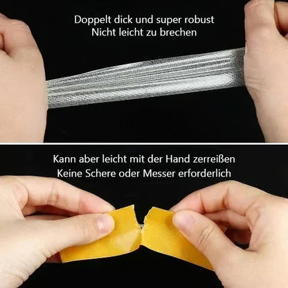 Doppelseitiges Durchsichtiges Allzweck Klebeband - Lässt sich ohne Rückstände entfernen