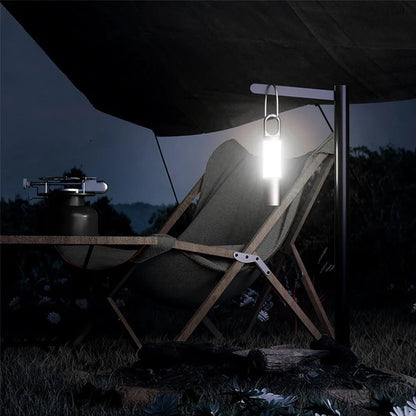LED-Taschenlampe mit Mehrfarbfiltern – Wiederaufladbare USB-C Lampe mit Camping- & Notlicht-Funktion