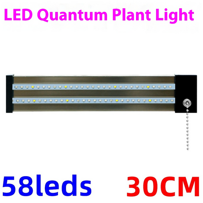 LED Pflanzenlampe mit Vollspektrum-Beleuchtung und Zugschalter für optimales Pflanzenwachstum