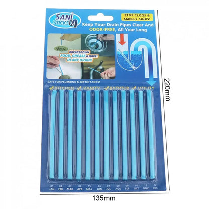 Abflussreiniger-Sticks