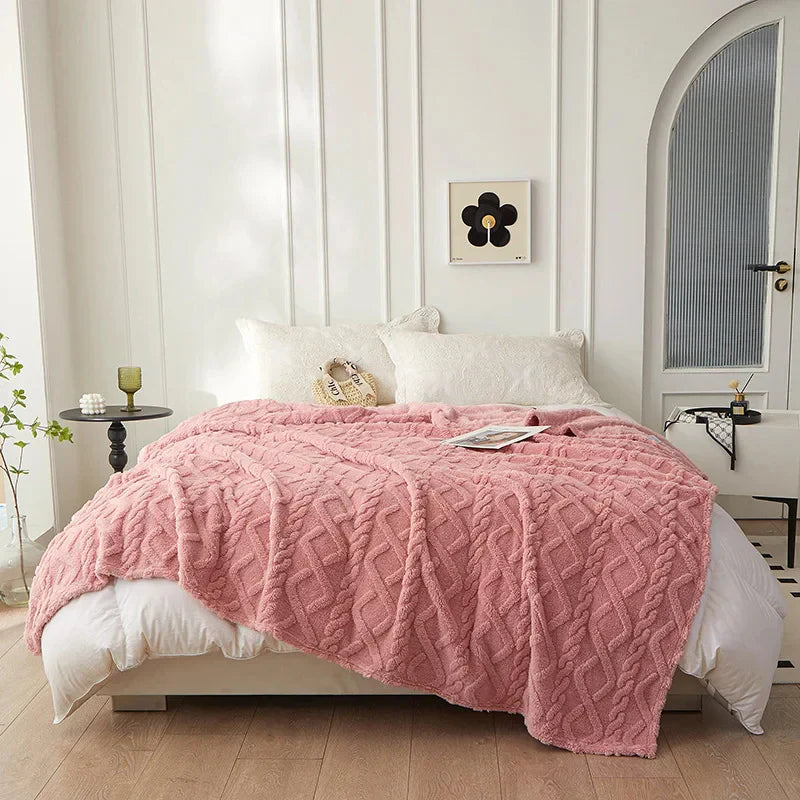 Doppelseitige Kuscheldecke