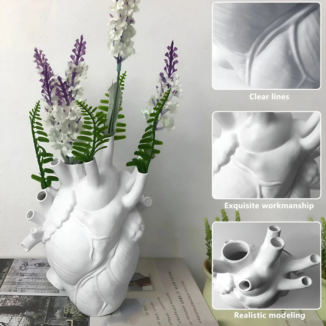 Griechisch inspirierte Herzvase
