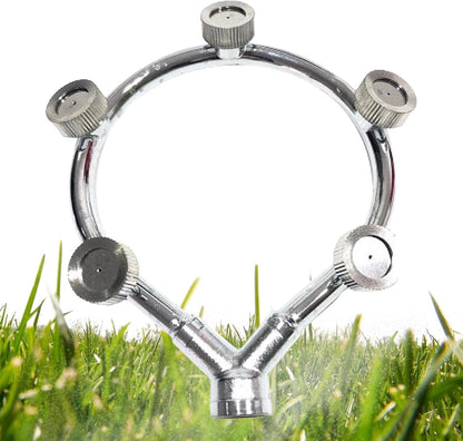 Hochdruck Edelstahl Ring Mehrdüsen Düse – Effizienter Sprühaufsatz für Gartenbewässerung