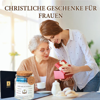 Handgemachtes 90 Tage Bible Verse Glas