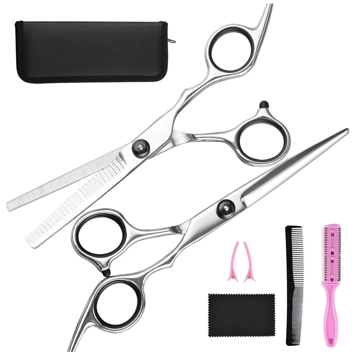 Professionelles Haarpflege-Set | Schneide- und Ausdünnscheren für präzise Frisuren