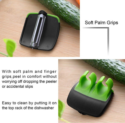 4-teiliges Finger-Gemüseschäler-Set