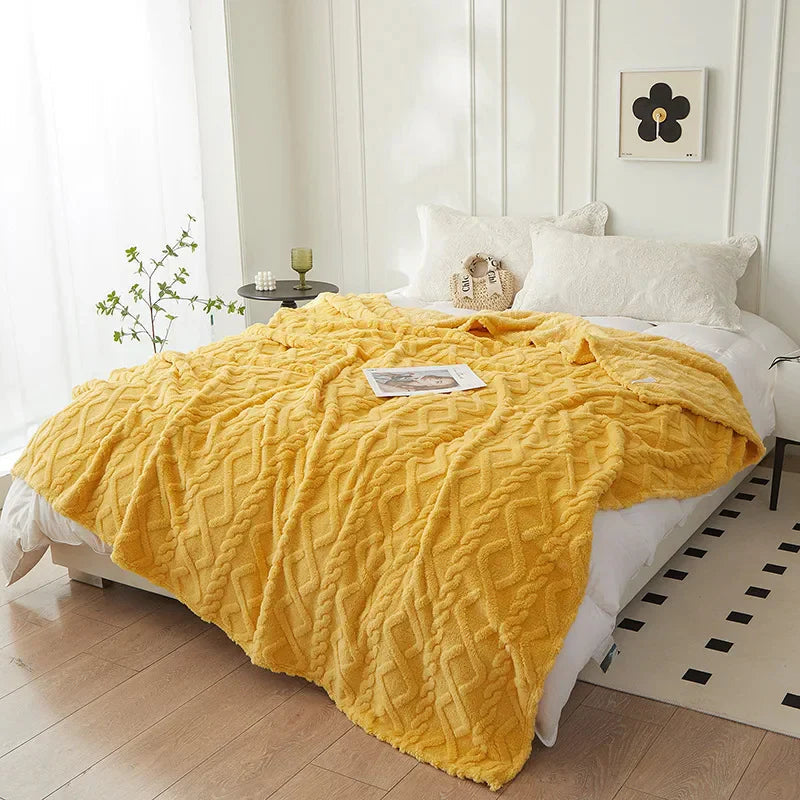 Doppelseitige Kuscheldecke