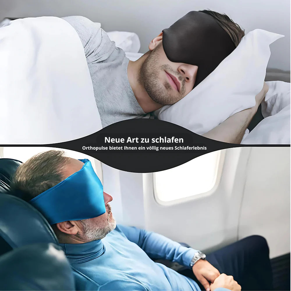 Luxuriöse Schlafmaske aus 100% Maulbeerseide | Für erholsame Nächte