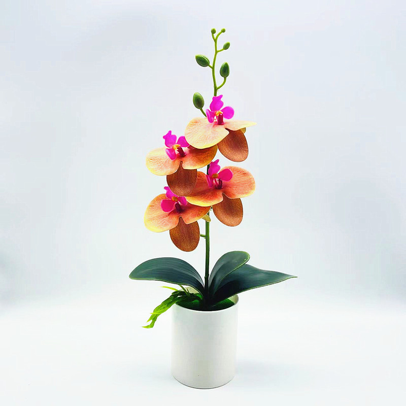 Künstliche Orchideenblume – Dekorative Kunstpflanze für Wohnzimmer und Tischdekoration