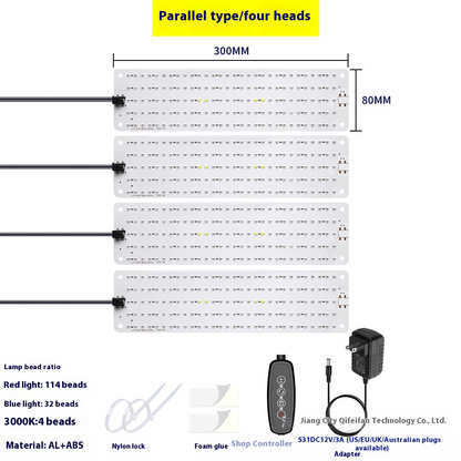 LED Quantum Pflanzenlicht Panel für Wachstum und Farbförderung – Mit einstellbarem Lichtmodus