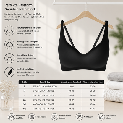 Push-Up Komfort BH – Stützend, formend & bequem für jeden Tag