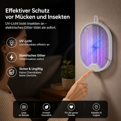 Faltbarer elektrischer Mückenvernichter mit UV-Licht