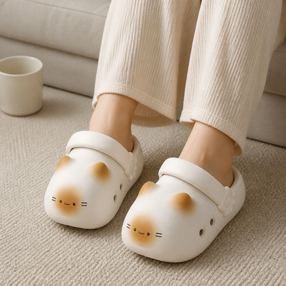 KittyCloud Comfort Clogs – ultraweiche Katzen-Hausschuhe