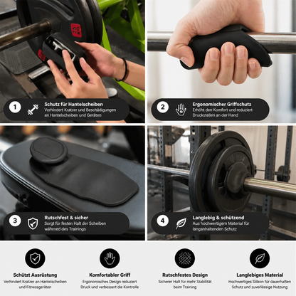 Silikon Trainingshandschuhe für Krafttraining und Cross Training