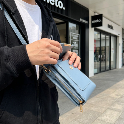 Touchscreen-Umhängetasche für das Handy – Kompaktes Etui für Handy, Schlüssel und das Nötigste