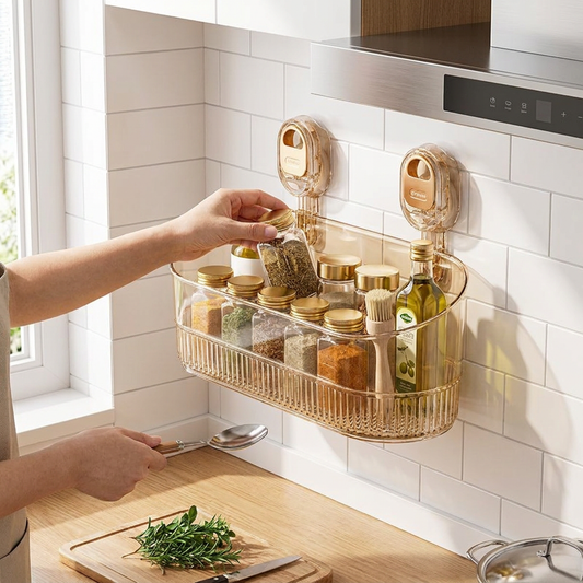 Selbstklebendes Saugnapf-Regal für Dusche und Badezimmer – ohne Bohren