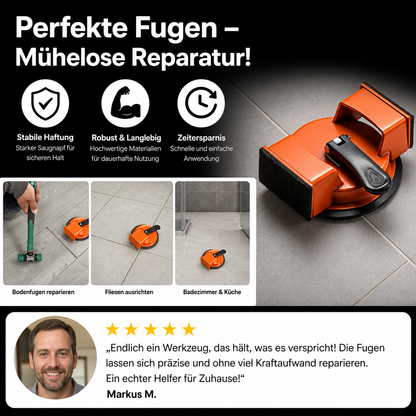 Saugnapf-Bodenfugen-Reparaturhelfer