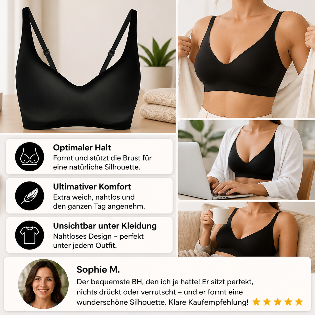 Push-Up Komfort BH – Stützend, formend & bequem für jeden Tag
