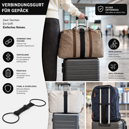 Verstellbarer Verbindungsgurt für Gepäck
