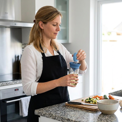 Ölspender mit Silikonpinsel – Präzise Dosierflasche zum Kochen, Grillen & Backen