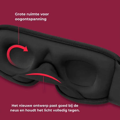 Ergonomische 3D-Schlafmaske