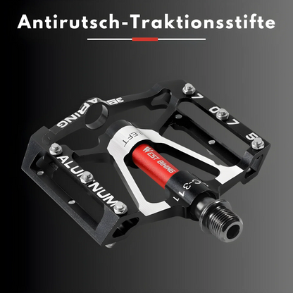 Robuste Leichtmetall Fahrradpedale Mit Rutschfestem Grip