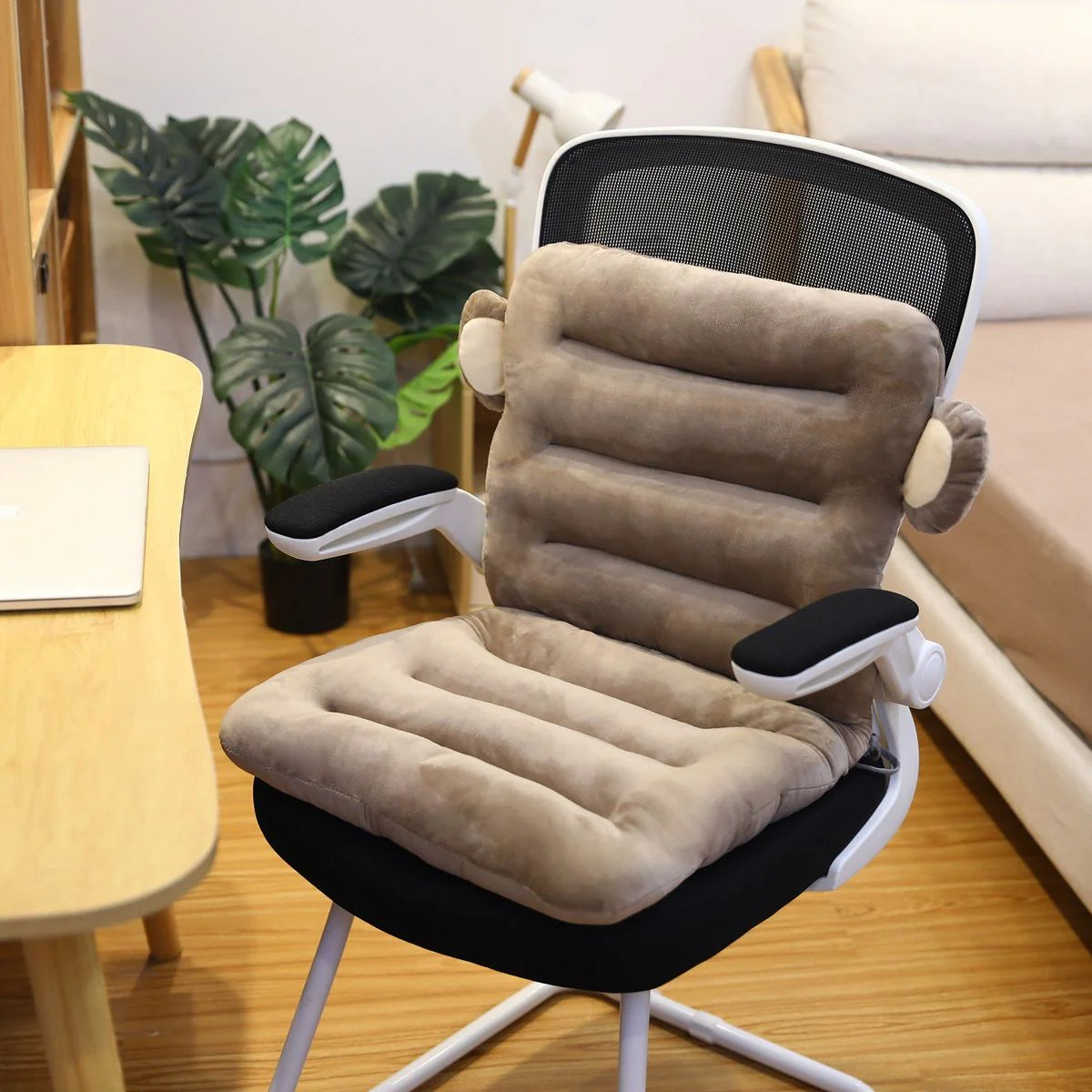 Ergonomisches Kissen für Rücken- und Sitzkomfort