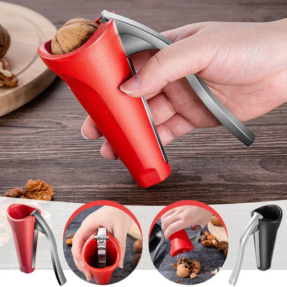 Ergonomischer Nussknacker mit Hebelmechanismus – Robuster Walnuss- & Haselnussöffner