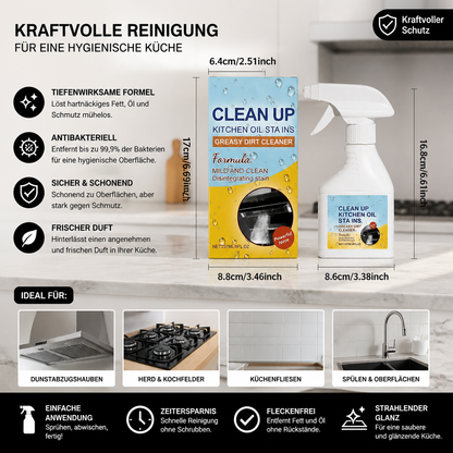 Küchenentfetter-Spray – Antibakterieller Fettlöser mit Frischem Duft