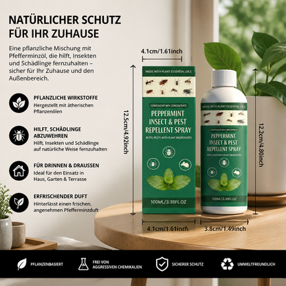 Pfefferminzöl Insekten- und Schädlingsabwehrspray – Für Haus und Garten