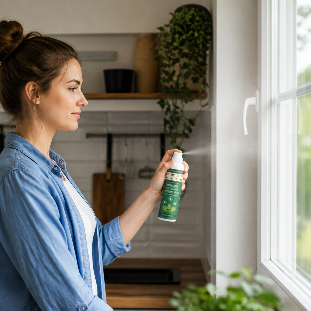 Pfefferminzöl Insekten- und Schädlingsabwehrspray – Für Haus und Garten