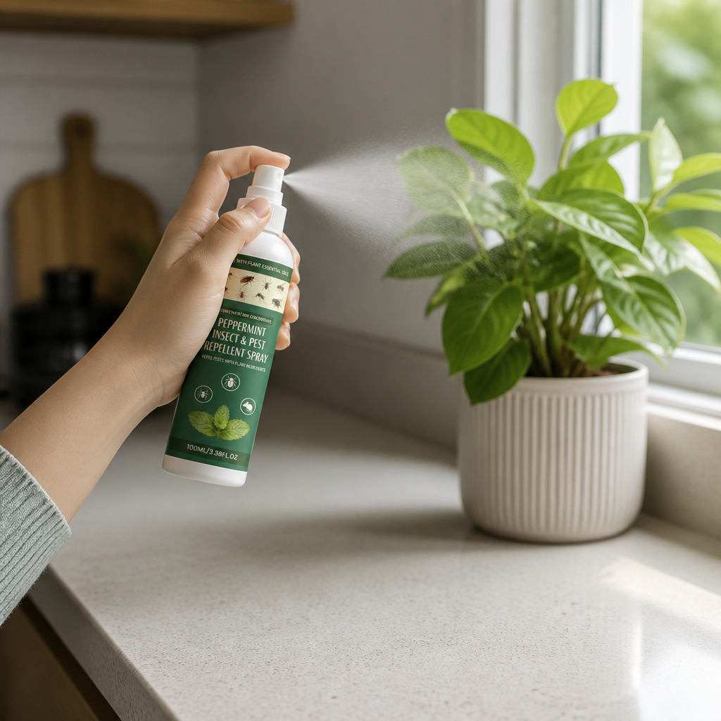 Pfefferminzöl Insekten- und Schädlingsabwehrspray – Für Haus und Garten