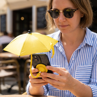Magnetischer Mini-Handy-Sonnenschirm – ausziehbarer Halter für flexiblen Sonnenschutz unterwegs